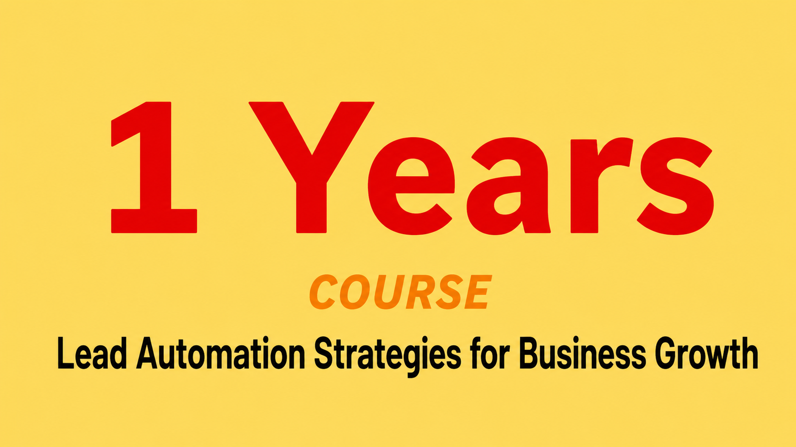 1 Year Lead Automation Strategies for Business Growth